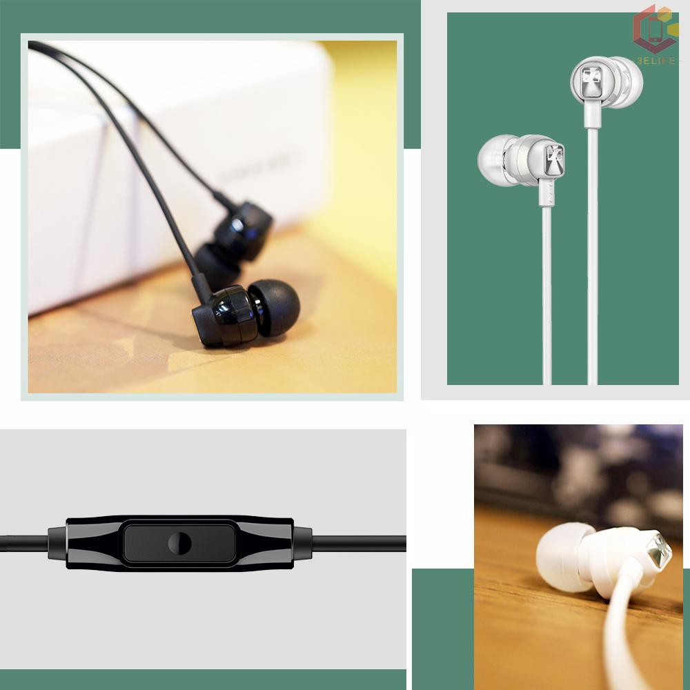 SENNHEISER ANDROID Tai Nghe Nhét Tai Thể Thao Lifesennheiser Cx 3.00 Jack 3.5mm Âm Thanh Siêu Trầm Có Dây Chất Lượng Cao