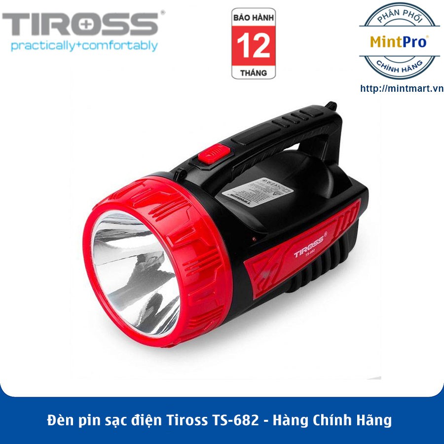 Đèn pin sạc điện Tiross TS-682 – Hàng Chính Hãng