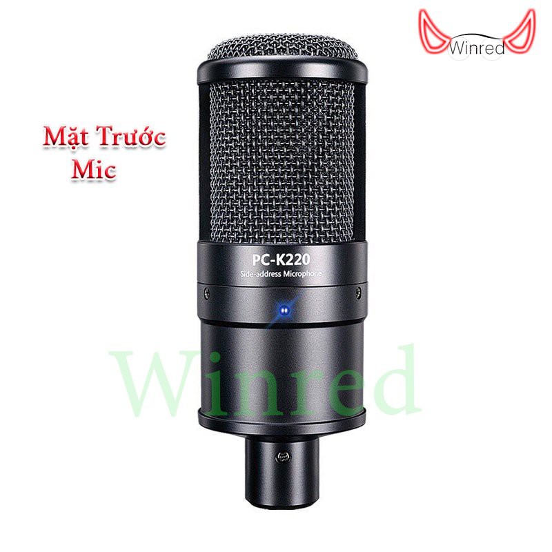Mic thu âm takstar pc k220 phiên bản mới chính hãng chạy nguồn 48V hỗ trợ thu âm livestream và karaoke ♥️♥️