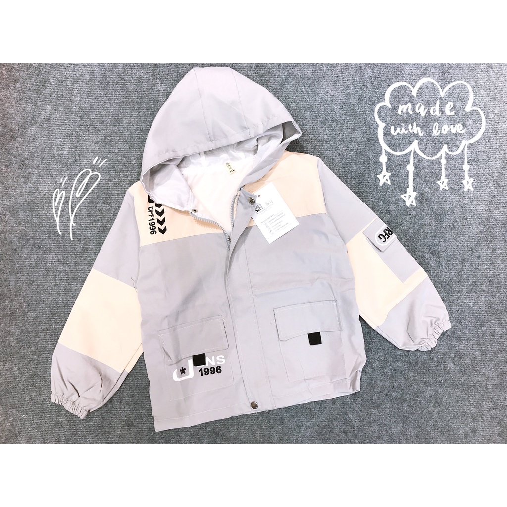 Áo khoác Kaki cho bé 22-32kg