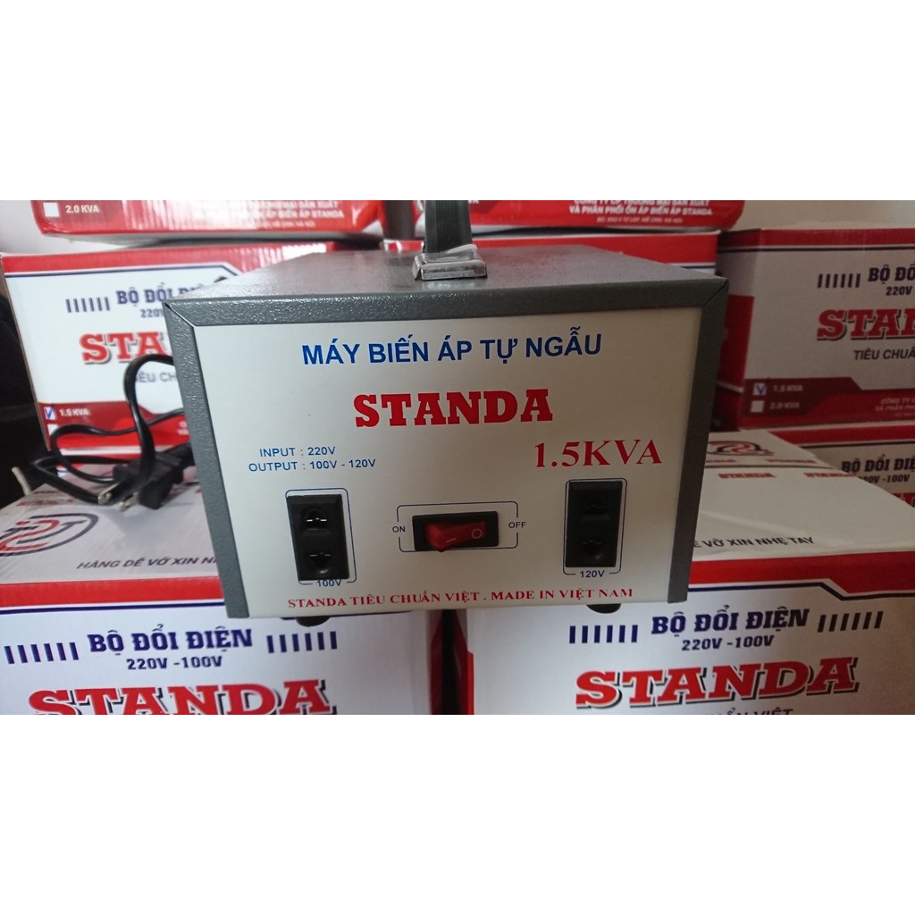 Biến áp đổi nguồn Standa 1500VA chính hãng