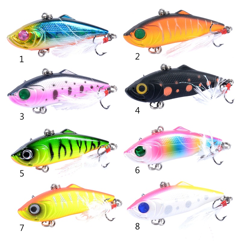 QQ 1 Mồi Câu Cá Giả Bằng Nhựa ABS Mắt 3D Kích Thước 6.1cm 2.40in