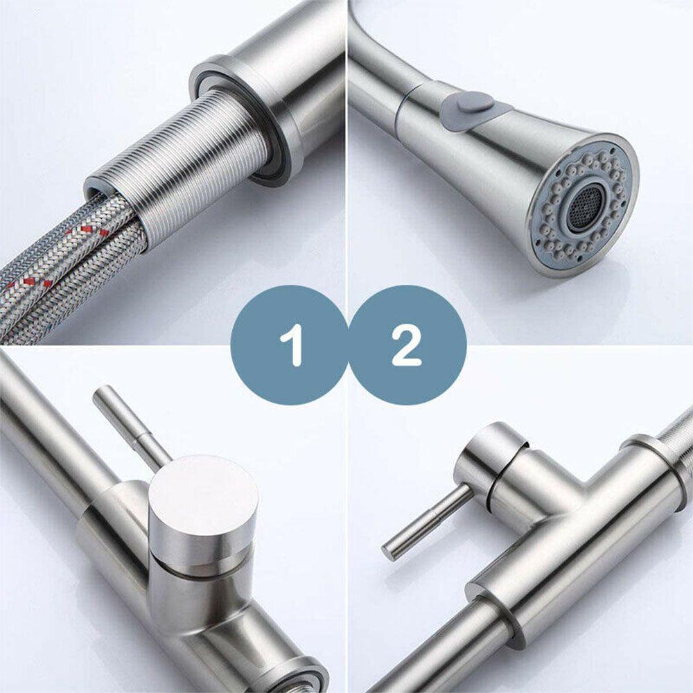 LONTIME Vòi Phun Nước Nóng Lạnh Thiết Kế Tiện Lợi Cho Nhà Bếp