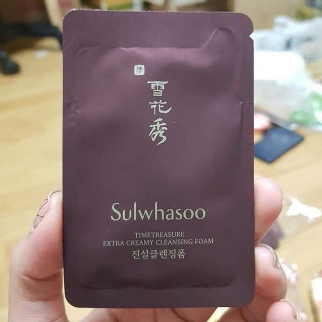 SAMPLE SỮA RỬA MẶT SULWHASOO THÔNG ĐỎ