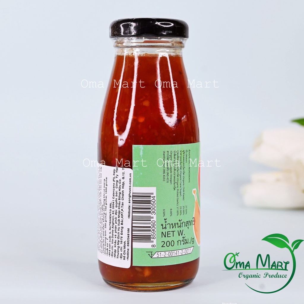 Sốt ớt chua ngọt hữu cơ Lumlum 200g