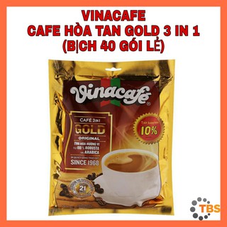 [VINACAFE-CAFE SỮA GOLD, BỊCH 40 GÓI] Cafe, Cà phê sữa hòa tan GOLD 3in1