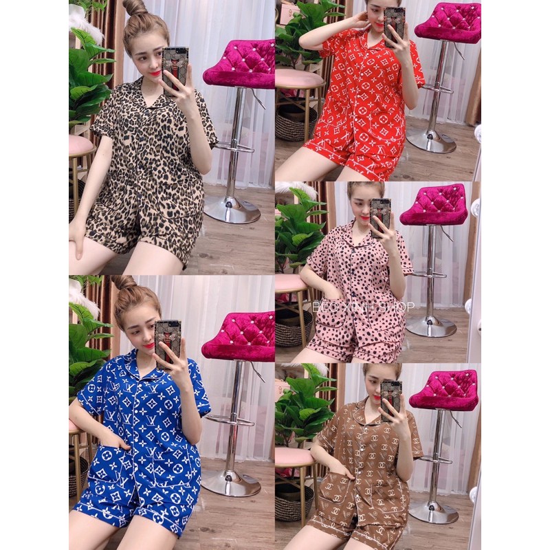 Đồ Ngủ 55-100kg Đùi 2 túi Bigsize Cao Cấp Vải lụa nhật Lạnh Mặc Cực Thích | BigBuy360 - bigbuy360.vn