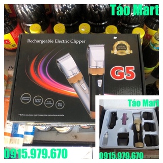 Tông đơ cắt tóc G5 chạy pin an toàn, bền bỉ, hiệu quả