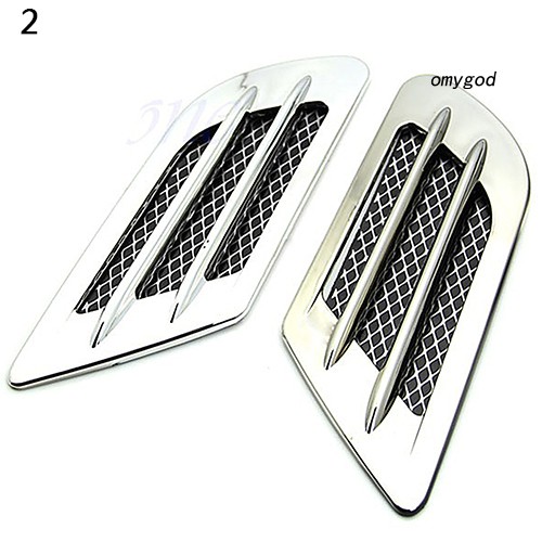 FENDER [Hàng Có Sẵn] Miếng Dán Trang Trí Lỗ Thông Gió Bên Hông Xe Hơi