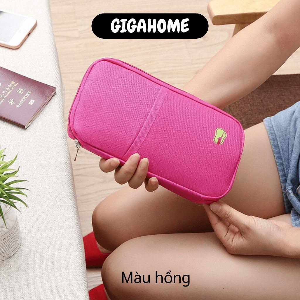 Ví Đựng Hộ Chiếu GIGAHOME Túi Đựng passport Và Giấy Tờ Khác Khi Đi Du Lịch Nhỏ Gọn Tiện Lợi  3385