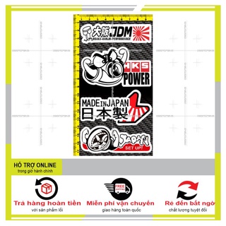 SHINDECAL- LOGO STICKER DÁN XE MÁY MINI M11