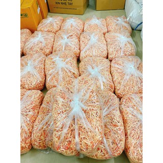 KHÔ MỰC XÉ SỢI HẤP NƯỚC DỪA TÚI 500GRAM