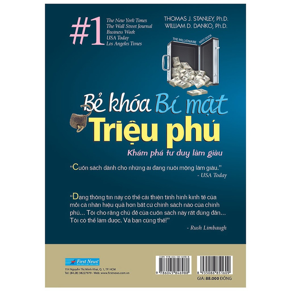 Sách - Bẻ Khóa Bí Mật Triệu Phú - First News
