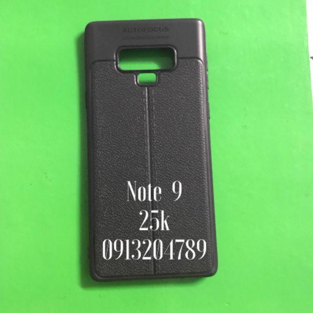 Ốp lưng giả da chống sốc samsung galaxy note 9 chính hãng auto focus