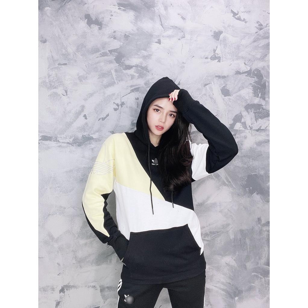 Áo Hoodie Unisex Colorblock Cá Tính, Phối Màu Độc Lạ