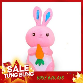Gấu bông thỏ hồng cao cấp size 50cm