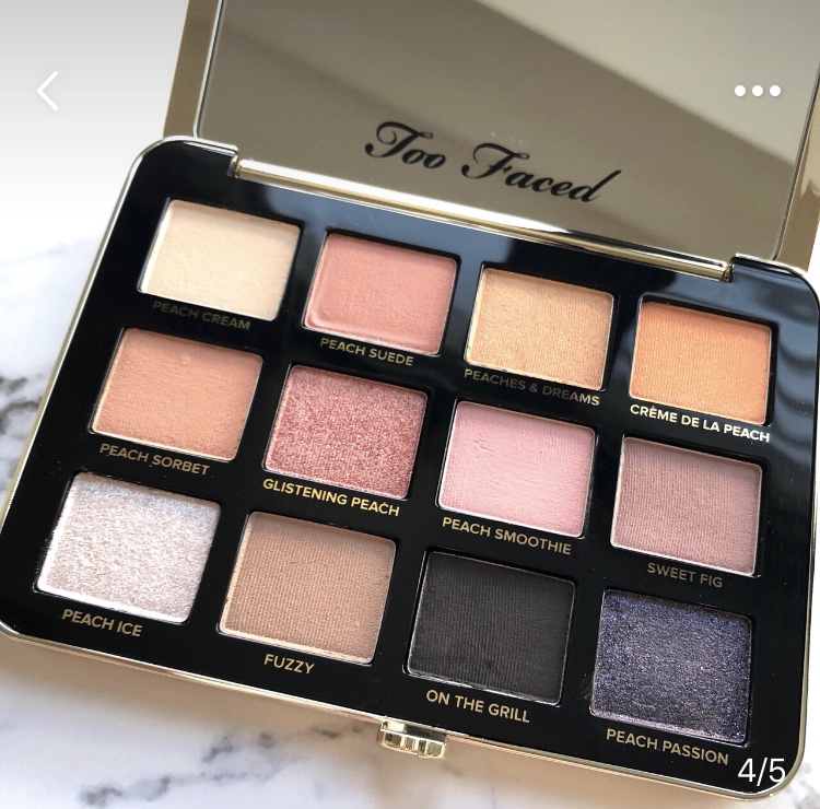 SASA ❤   (Hàng Mới Về) Bảng Phấn Mắt Too Faced 12 Màu Lì Và Ánh Ngọc Trai Phiên Bản Giới Hạn