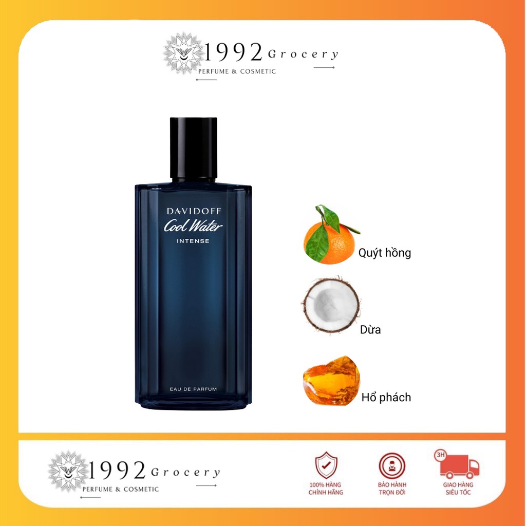 Nước Hoa Nam Chính Hãng Davidoff Cool Water Intense EDP 125ml