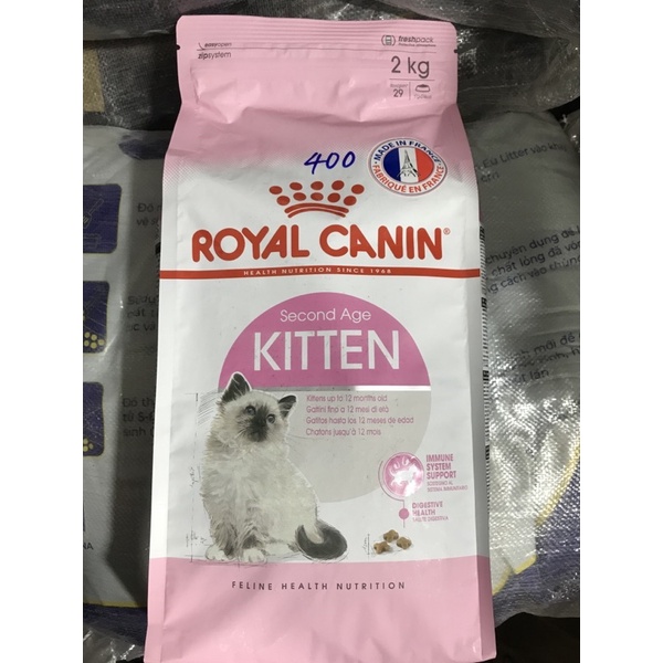 Thức ăn cho mèo con Royal Canin Kitten túi 2 kg