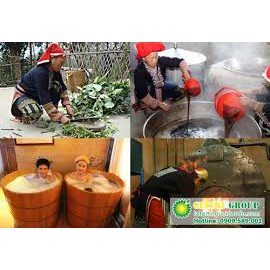 Lá tắm Dao đỏ 1 bịch 1 kg tắm và xông cho PN sau sinh