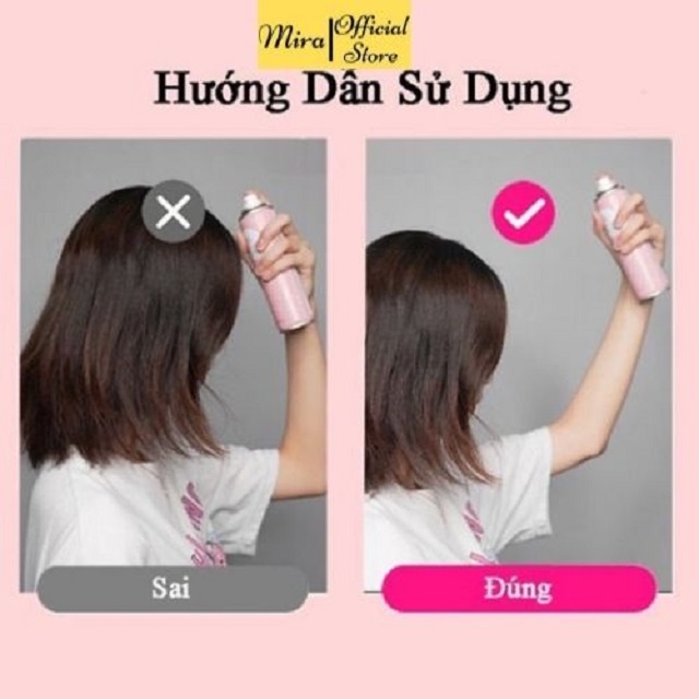 Dầu Gội Khô Issy Dạng Xịt Nội Địa Trung tiện lợi cho mùa hè nắng nóng