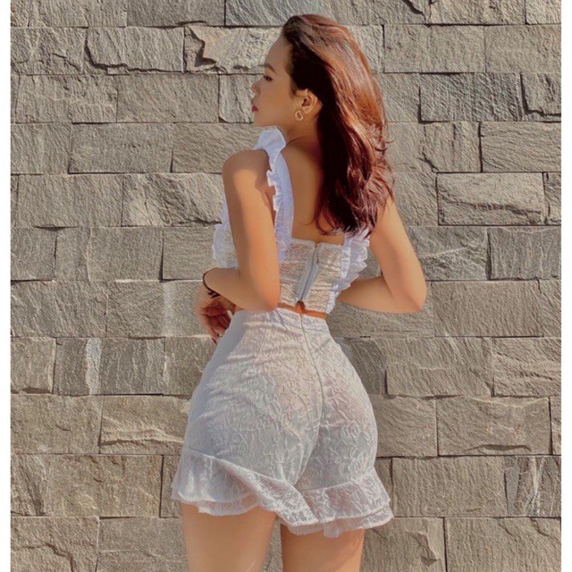 Quần short ren