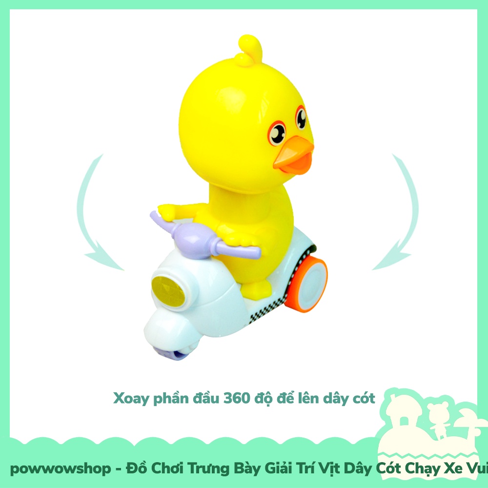 [Sẵn VN - Hỏa Tốc] Đồ Chơi Giải Trí Trưng Bày Vịt Dây Cót Chạy Xe Duck Racing Vui Nhộn Nhiều Màu