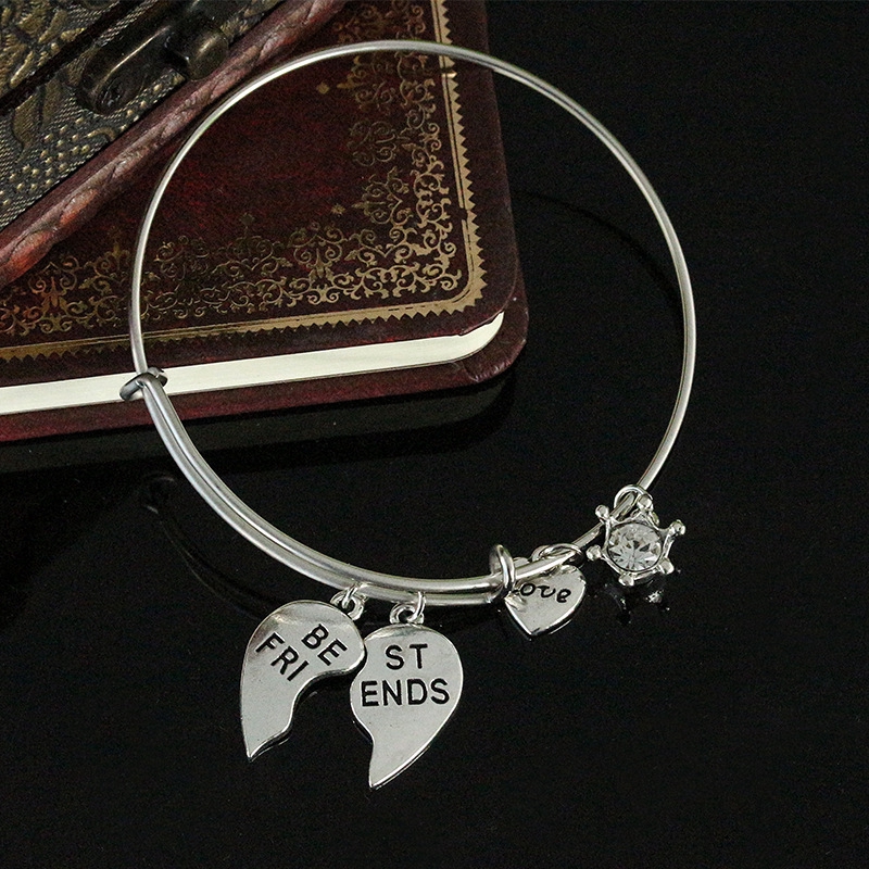 ✨ 【✅COD】 ✨Vòng Đeo Tay Hình Trái Tim Dành Cho Bạn Thân | BigBuy360 - bigbuy360.vn