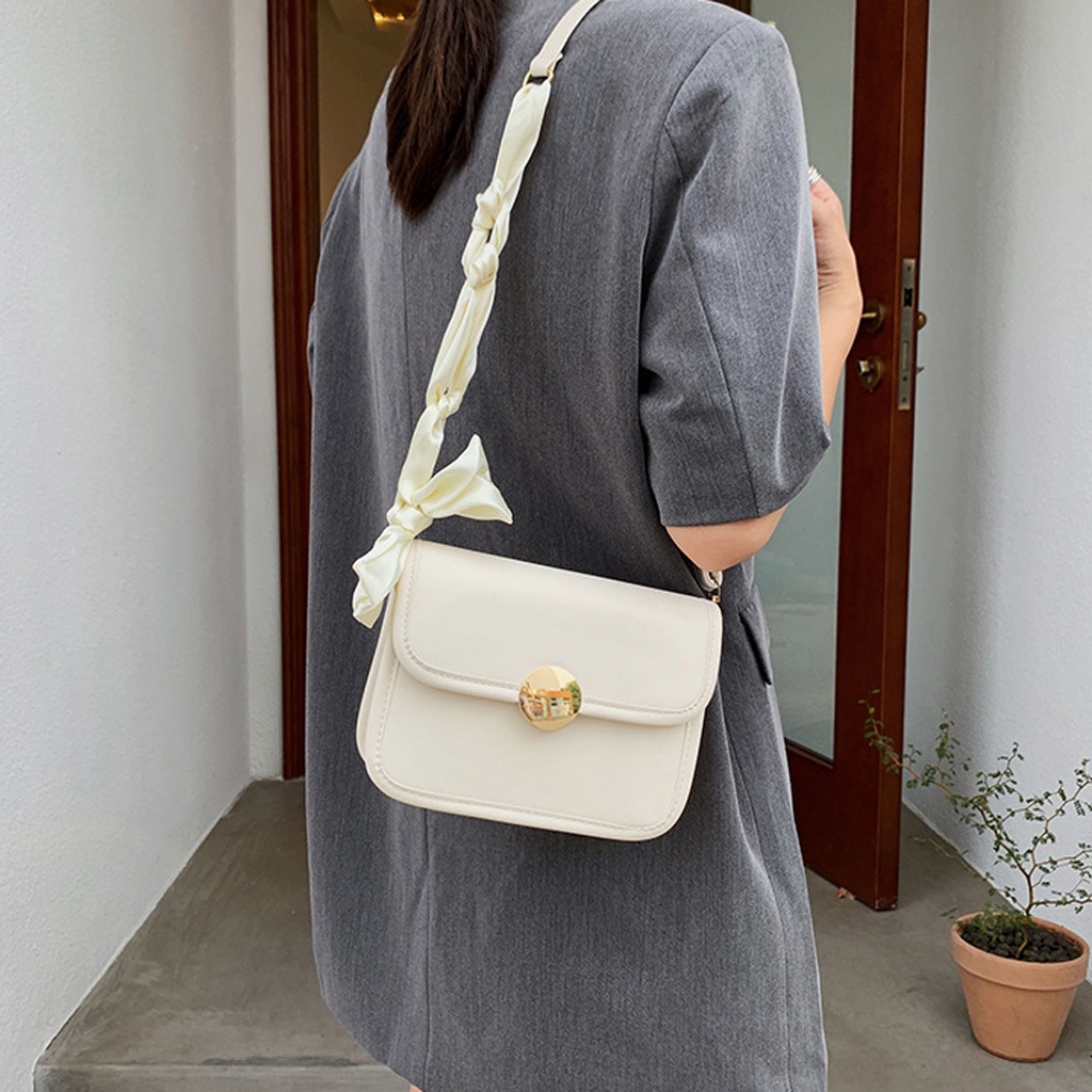 Túi Đeo Chéo Nữ Linh Store Túi Xách Nữ Dây Nơ Thời Trang Nữ Tính Đi Chơi Phong Cách Hàn Quốc