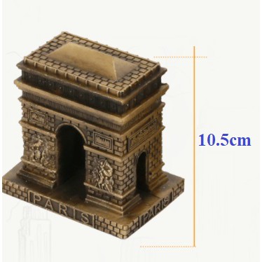 [CAO 10.5CM] Khải hoàn môn bằng hợp kim trang trí decor