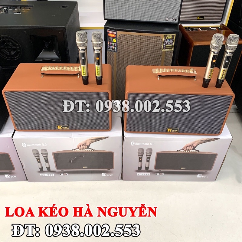 Loa Kéo Karaoke Xách Tay KCBox KC 270 Cao Cấp, Đủ 2 Màu