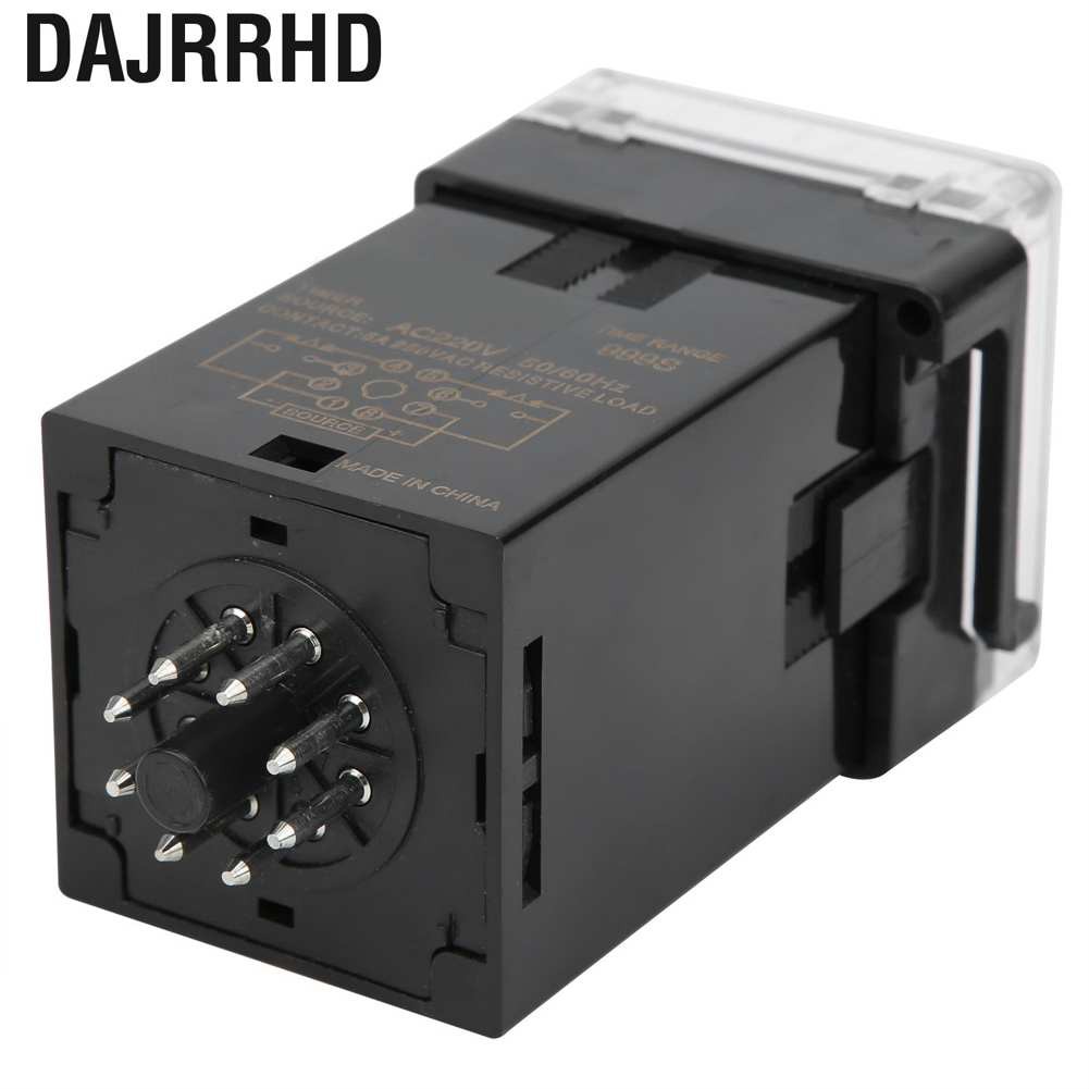 Dajrrhd Time Relay  Digital Display Cycle Delay Switch Controller Timing Module ATS48A‑3D Timer 220V