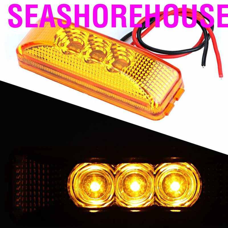 Đèn Xi Nhan 3 Bóng Led Vàng Chống Thấm Nước Cho Xe Hơi Seashoehouse 2