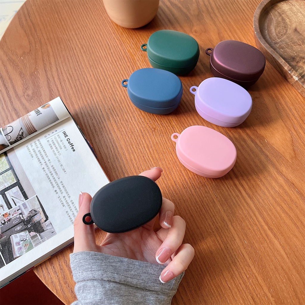 Vỏ Bảo Vệ Hộp Sạc Tai Nghe Bluetooth Không Dây Baseus Bowie E2 Màu Trơn Chống Sốc