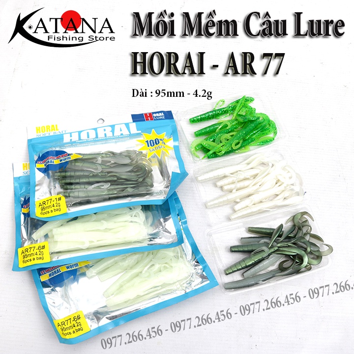 Mồi Mềm Câu Lure : HORAI - AR 77