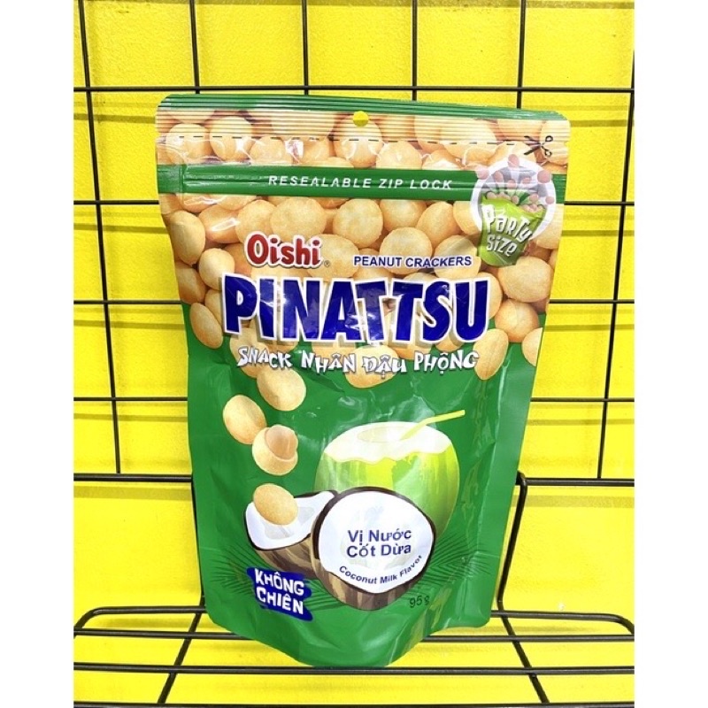 Đậu phộng cốt dừa Oishi Pinattsu 12k/ 1 gói 95gr