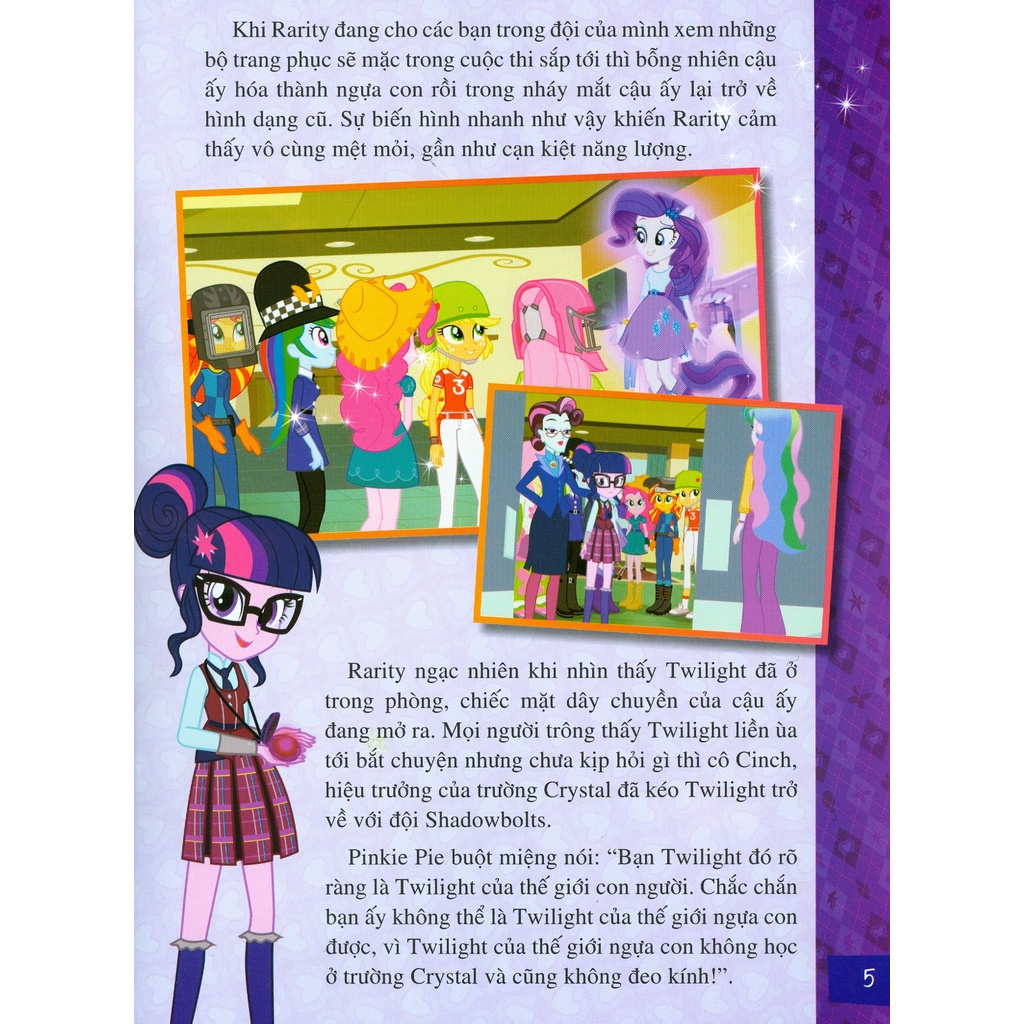 Sách My Little Pony - Rainbow Rocks - Cuộc Thi Gay Cấn (Hình Dán)