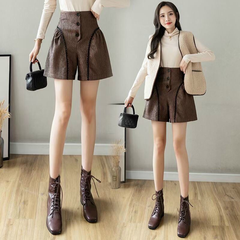 Quần Sooc phồng cạp cao _ Hàng quảng Châu L1