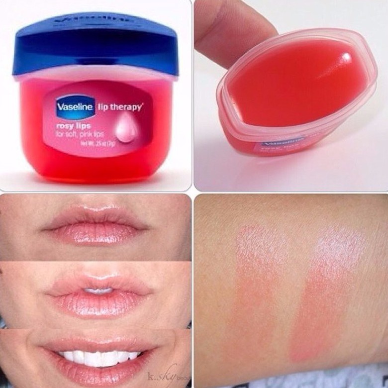 Son dưỡng môi Vaseline Lip Therapy 7g  USA - Chính Hãng