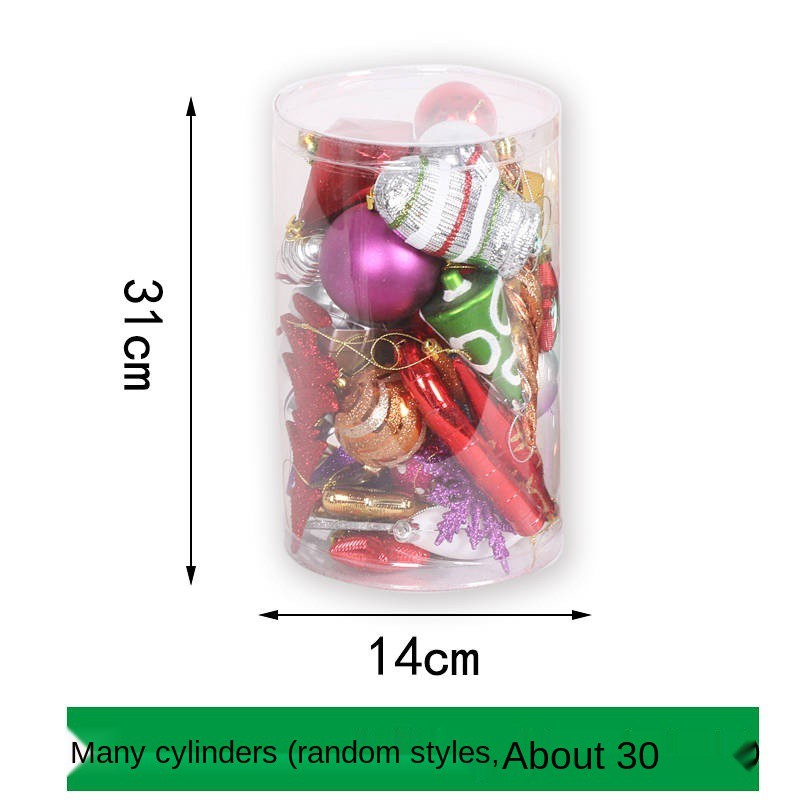  Christmas Tree Pendant Decoration Ball Christmas Decorations Holiday Hanging Ball Transparent Ball Show Window Suspended Ceiling Christmas decoration holiday decoration Birthday Decoration Christmas hat digital balloon