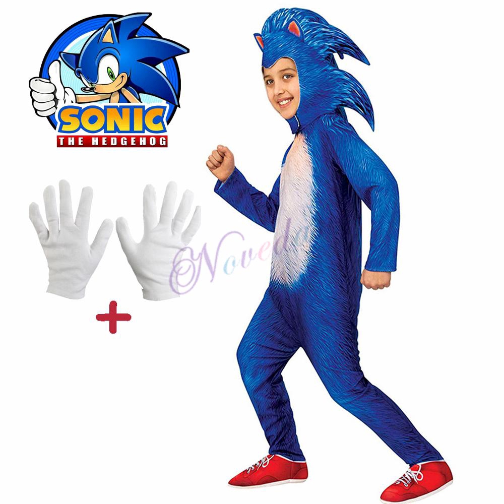 Bộ Đồ Hóa Trang Chú Nhím Sonic/Ba Lô In Hình Nhím Sonic Dành Cho Trẻ Em