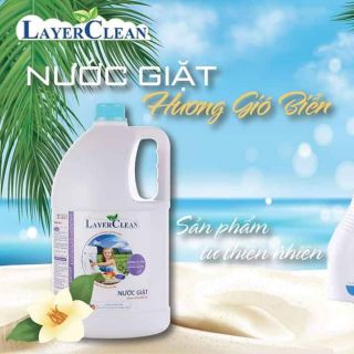 Nước giặt hữu cơ Layer Clean hương Gió biển 5L