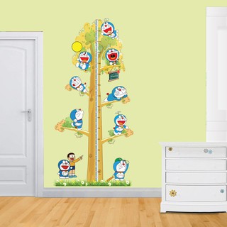 (HCM) Decal dán tường Thước đo Doremon - decalhcm