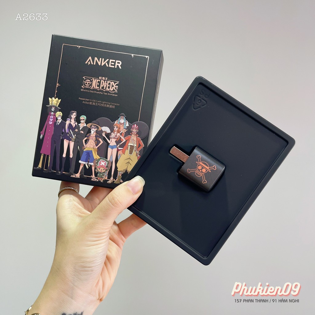 Củ Sạc nhanh 20W Type C Anker PowerPort III Nano -A2633 Phiên Bản One Piece cool ngầu [Bào hành 12 tháng]