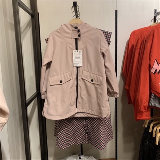 Áo khoác raincoat hồng