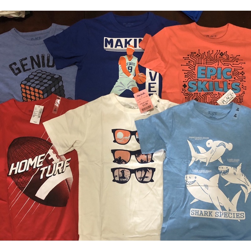 Áo thun bé trai xuất xịn 6M - 8 year ib chọn màu