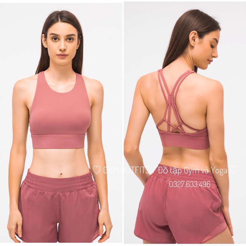 Áo Lót Thể Thao Lululemon Flow Freely Bra Long Line - Áo Tập Gym Yoga Cao Cấp