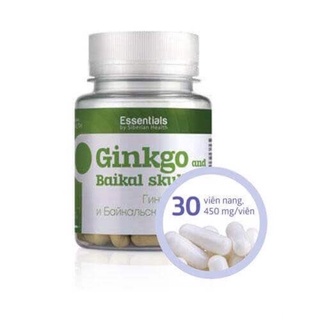 Ginkgo viên uống tăng cường trí nhớ Siberian health chuẩn Nga