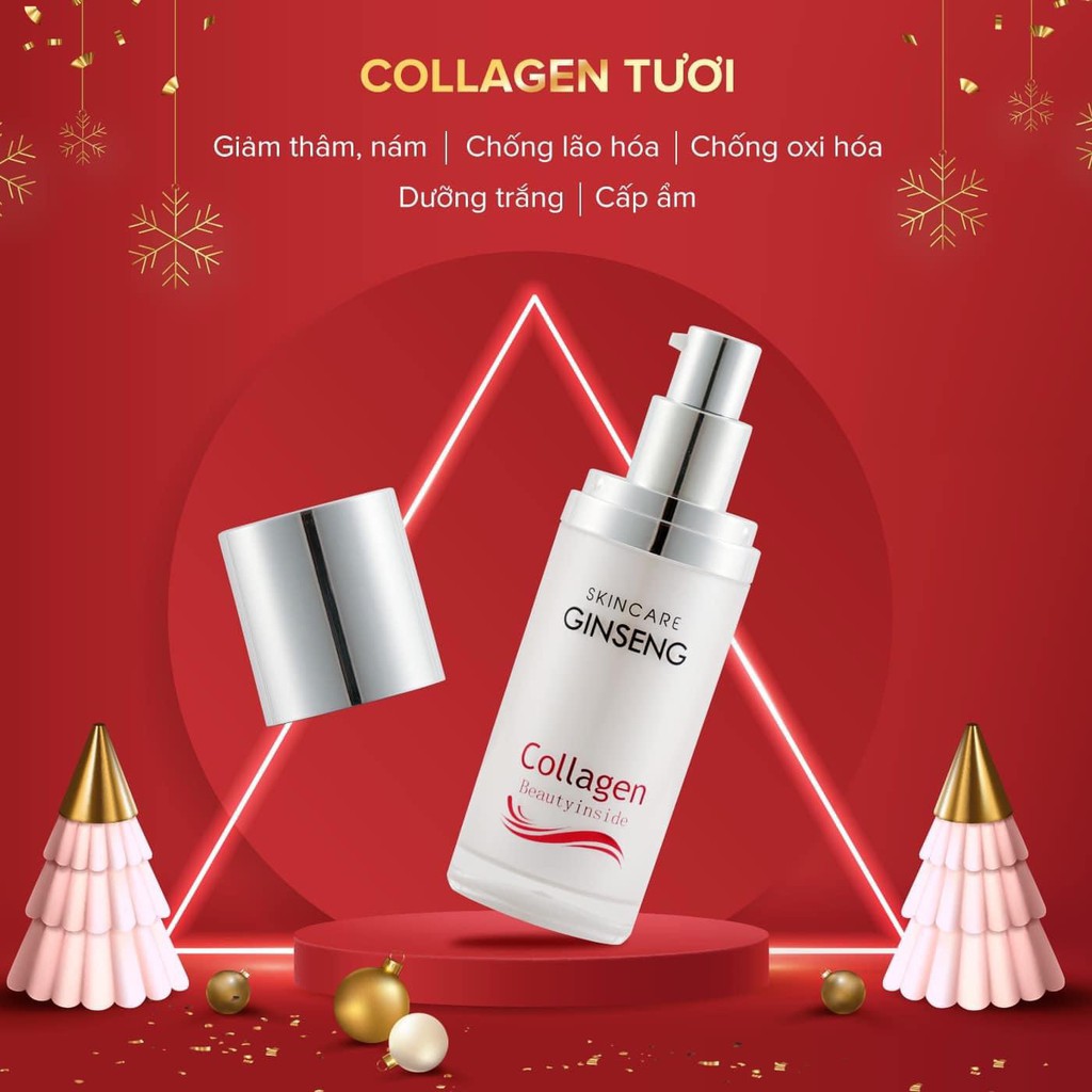 Collagen tươi Tím Hàn Quốc dưỡng trắng và căng bóng da
