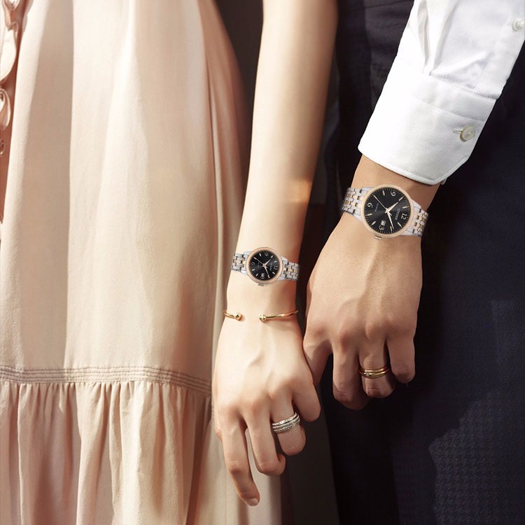 Đồng Hồ Nữ Citizen Dây Thép Không Gỉ EW2234-55E - Mặt Đen (Sapphire)